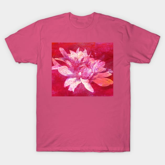 Pink Dahlia Delight Flower T-Shirt by Joy Watson